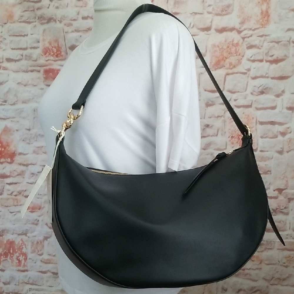 New Ulla Johnson Twyla Leather Hobo Bag - Picture 3 of 13